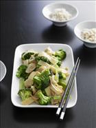 Asian Broccoli with Bamboo Shoots and Water Chestnuts